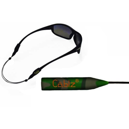 CABLZ Zips Adjustable Sunglasses Holder 14" Camo / Orange / Black for sale at KYGUNCO.