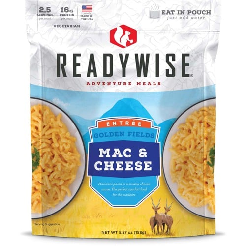 READY WISE Golden Fields Mac & Cheese - 2.5 Serving / 5.57 Oz. for sale at KYGUNCO.