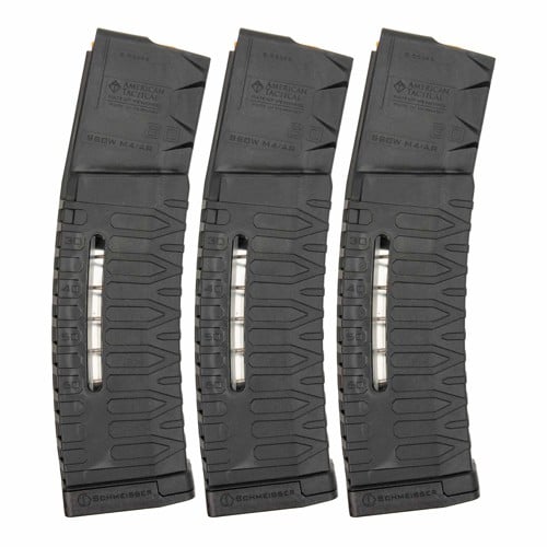 AMERICAN TACTICAL IMPORTS Schmeisser AR15 223/5.56 60rd Mag w/Window -3 Pack for sale at KYGUNCO.