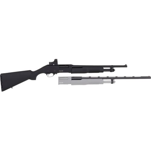 EAA Akkar 20Ga 18.5"/26" Combo Pump Action - Black for sale at KYGUNCO.