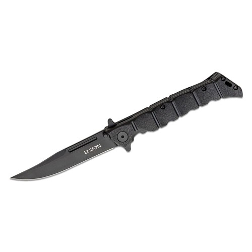 COLD STEEL Medium Luzon Flipper Knife 4" Clip Point Blade | Black GFN Handles for sale at KYGUNCO.