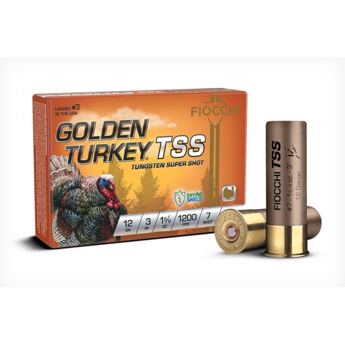 FIOCCHI 12Ga Golden Turkey Tungsten TSS 3" 9 Shot 5rd for sale at KYGUNCO.