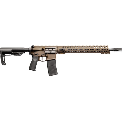 POF Minuteman 5.56 NATO 16.5" 30rd Semi-Auto AR15 Rifle - Black / Patriot Brown for sale at KYGUNCO.
