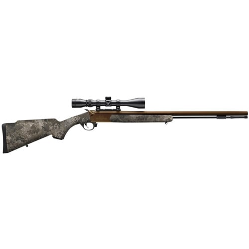 TRADITIONS NitroFire 50 Caliber 26" Muzzleloader w/ 3-9x40 Scope - Burnt Bronze / Veil Wideland for sale at KYGUNCO.