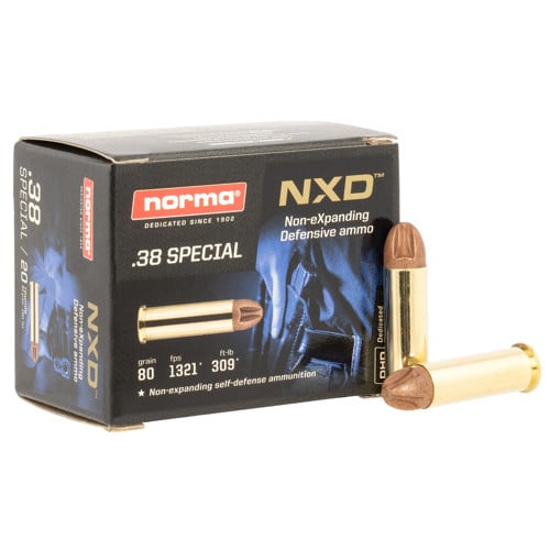 NORMA AMMO 38 Special NXD 38 Special 20rd for sale at KYGUNCO.