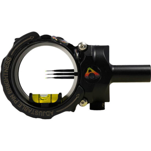 AXCEL ARCHERY AccuState II 3 Pins | .019 Fiber Ambi Compound Bow Sight - Black for sale at KYGUNCO.