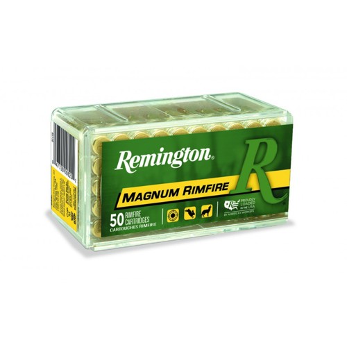 REMINGTON Magnum Rimfire 17 HMR 20gr Pointed Soft Point Ammunition | 50 Rounds for sale at KYGUNCO.