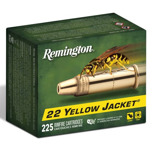 REMINGTON 22 LR Yellow Jacket 33Gr Plated TCHP 225rd for sale at KYGUNCO.