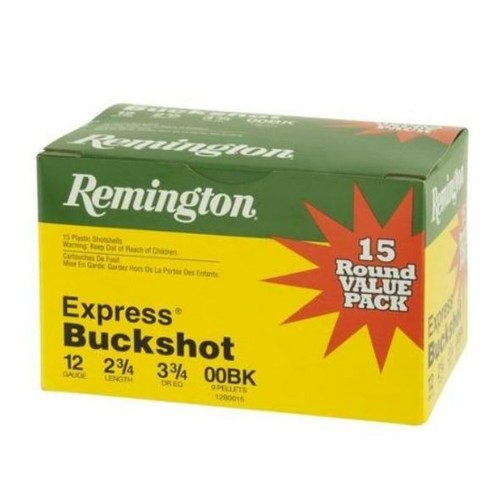 REMINGTON 12Ga 2 3/4" 9 Pellet 00 Buck 15rd for sale at KYGUNCO.