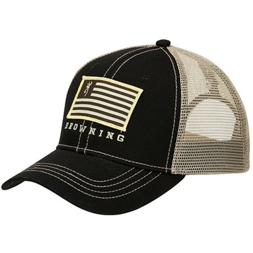 BROWNING Patriot Black/Tan Hat for sale at KYGUNCO.