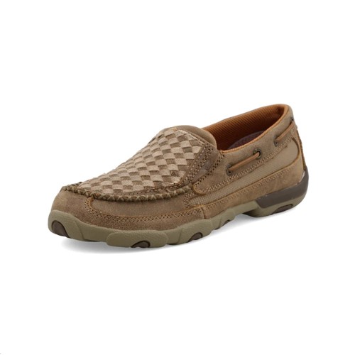 TWISTED X Slip-On Driving Moc - Bomber & Dusty Tan for sale at KYGUNCO.