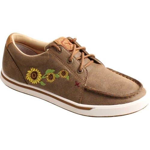 TWISTED X Women's Kicks - Bomber & Sunflower / Leather for sale at KYGUNCO.