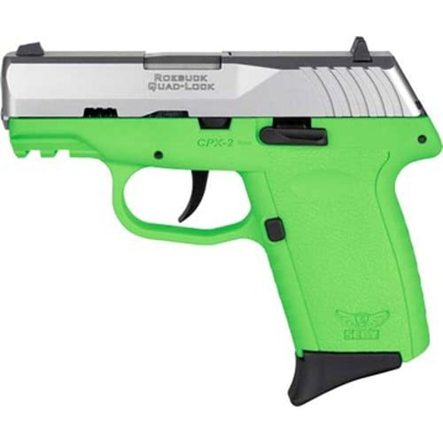 SCCY INDUSTRIES CPX-2 G3 9mm 3.1" 10rd Pistol - Stainless / Lime for sale at KYGUNCO.