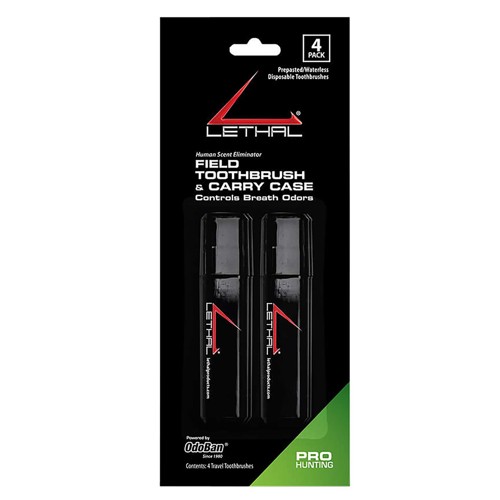 LETHAL PRODUCTS Pre-Pasted Single Travel Toothbrush for sale at KYGUNCO.