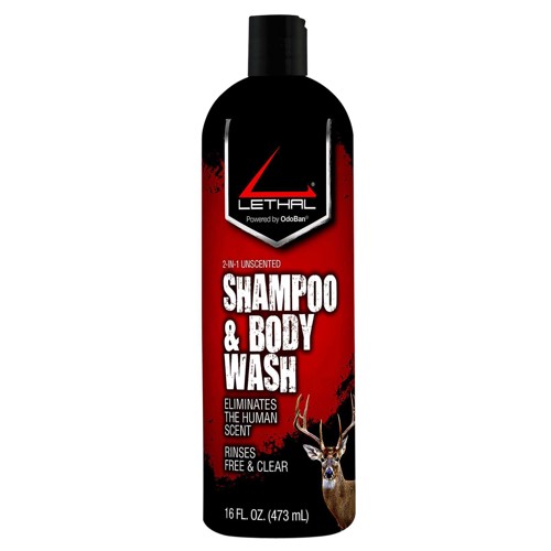 LETHAL PRODUCTS Shampoo & Body Wash 16 oz Push Top Squeeze Bottle for sale at KYGUNCO.