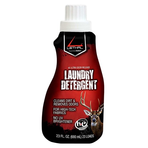 LETHAL PRODUCTS 4X Ultra Laundry Detergent 23oz Spin Top Bottle for sale at KYGUNCO.