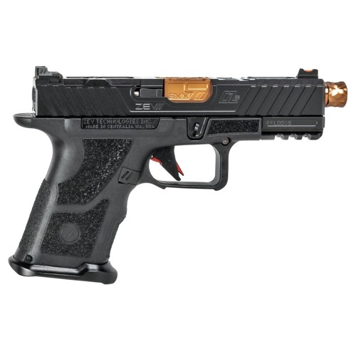 ZEV TECHNOLOGIES OZ9C Elite 9mm 4" 15rd Semi-Auto Pistol w/ Bronze Threaded Barrel - Black for sale at KYGUNCO.