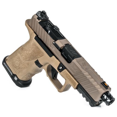 ZEV TECHNOLOGIES OZ9C Elite 9mm 4" Semi-Auto Pistol w/ Threaded Barrel - FDE for sale at KYGUNCO.