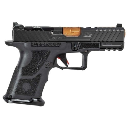 ZEV TECHNOLOGIES OZ9c Hyper-Comp 9mm 15rd Semi-Auto Pistol - Black / Bronze for sale at KYGUNCO.