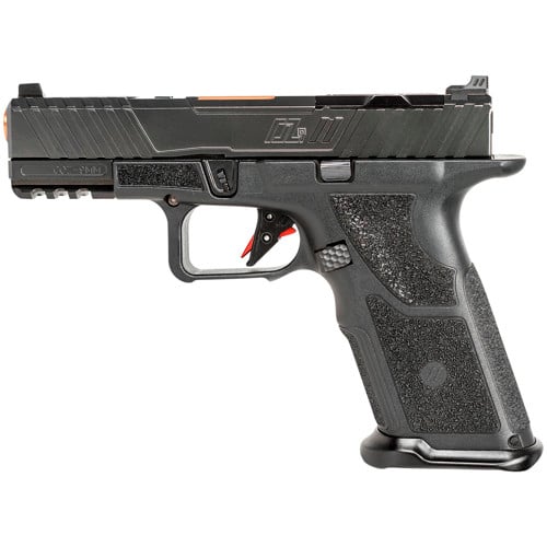 ZEV TECHNOLOGIES OZ9c Hyper-Comp 9mm 15rd Semi-Auto Pistol w/ X Grip - Black for sale at KYGUNCO.