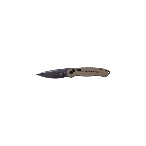 COBRATEC Diablo Tan Auto Folding Knife Side Button for sale at KYGUNCO.