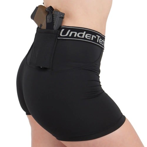 UNDERTECH Women's Concealed Carry 2" Shorts - Black for sale at KYGUNCO.