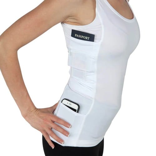 UnderTech Womens Concealed Carry Executive Tank | White for sale at KYGUNCO.