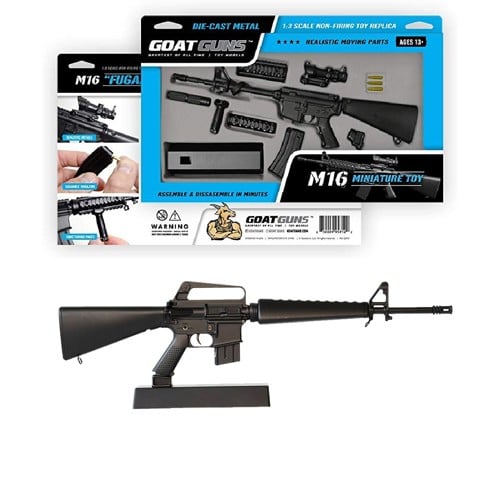 GOAT GUNS Mini M16A1 Model w/ Display Stand for sale at KYGUNCO.