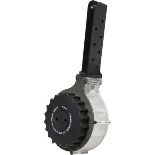 IVER JOHNSON 1911 FS 45 ACP 28rd Drum Magazine - Black for sale at KYGUNCO.