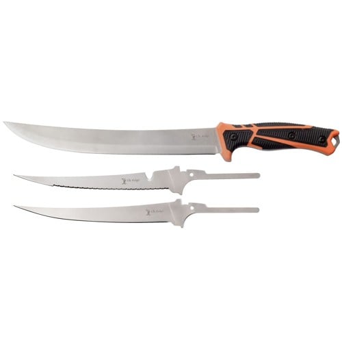 ELK RIDGE Trek Interchangeable Fillet Knife w/ 3 Blades for sale at KYGUNCO.