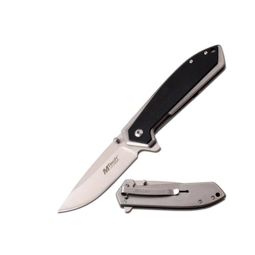 MTECH USA Manual Folder 3.25" Drop Point Blade - G10 Handle for sale at KYGUNCO.