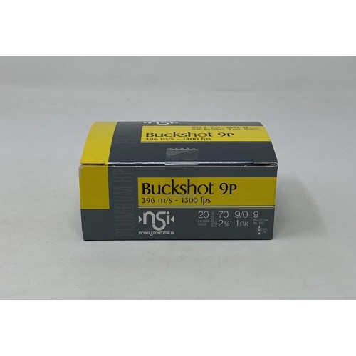 NOBEL AMMO 20Ga 2-3/4" Buckshot Law Enforcement 10rd for sale at KYGUNCO.
