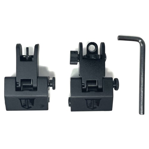 BOWDEN TACTICAL Flip Up Iron Sight Pack Front and Rear for sale at KYGUNCO.