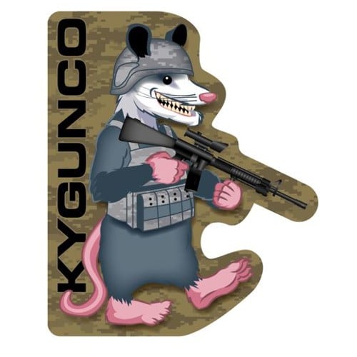 KYGUNCO Tactical Opossum Sticker for sale at KYGUNCO.
