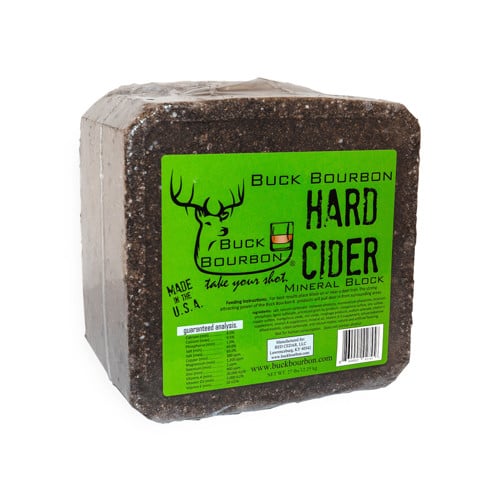 BUCK BOURBON Hard Cider 25lb Mineral Block for sale at KYGUNCO.