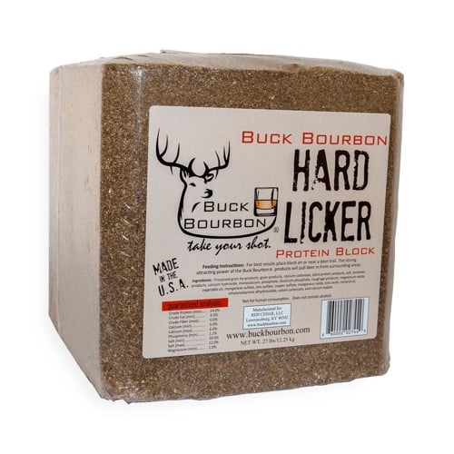 BUCK BOURBON Hard Licker 25lb Protein Block for sale at KYGUNCO.