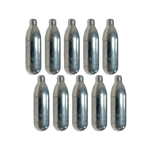 BYRNA TECHNOLOGIES 8 Gram CO2 Cartridges + Oiler 10 Pack (SD) for sale at KYGUNCO.