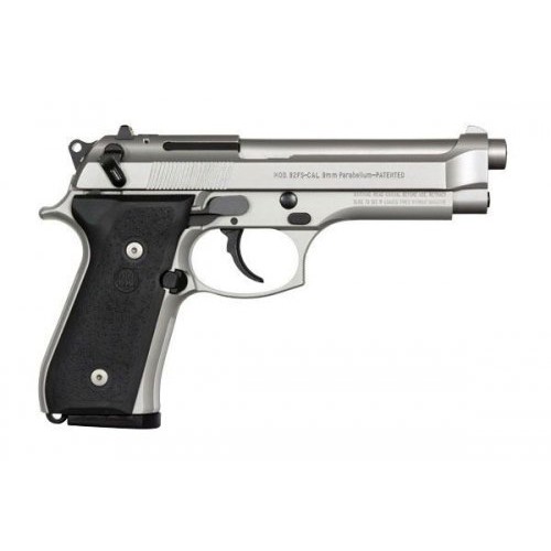 BERETTA 92FS Inox 9mm 4.9" 15rd Stainless / Black Grip for sale at KYGUNCO.