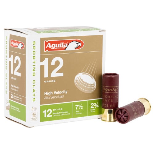 AGUILA AMMO 12Ga Target Load High Vel 2.75" 1oz 7.5 Shot 25rd for sale at KYGUNCO.