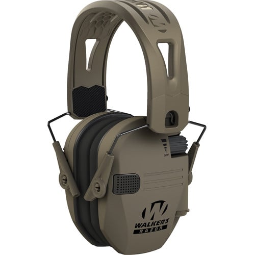 WALKER'S Razor Slim Electronic Muff 23dB NRR FDE for sale at KYGUNCO.