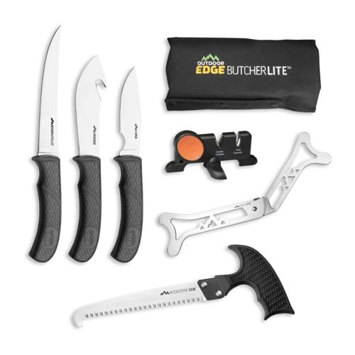 OUTDOOR EDGE ButcherLite 8-Piece Portable Field Butcher Kit for sale at KYGUNCO.