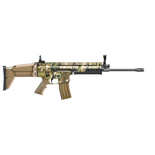 FN AMERICA SCAR 16S NRCH 5.56 NATO 16" 30rd Semi-Auto Rifle w/ Muzzle Brake - Multi-Cam for sale at KYGUNCO.