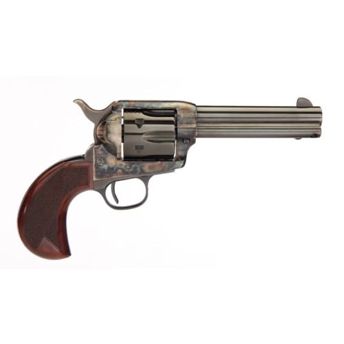 TAYLORS AND COMPANY 1873 Cattleman 357 Mag 4.75" 6rd Revolver - Case Hardened | Walnut for sale at KYGUNCO.