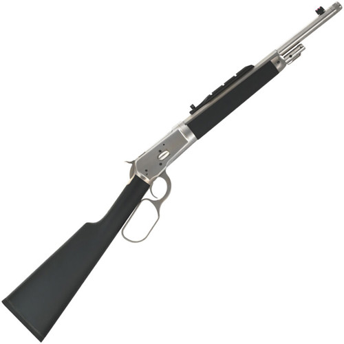 TAYLORS AND COMPANY 1892 Alaskan 44 Rem Mag 16" 5rd Lever Rifle w/ Threaded Barrel - Nickel | Black for sale at KYGUNCO.