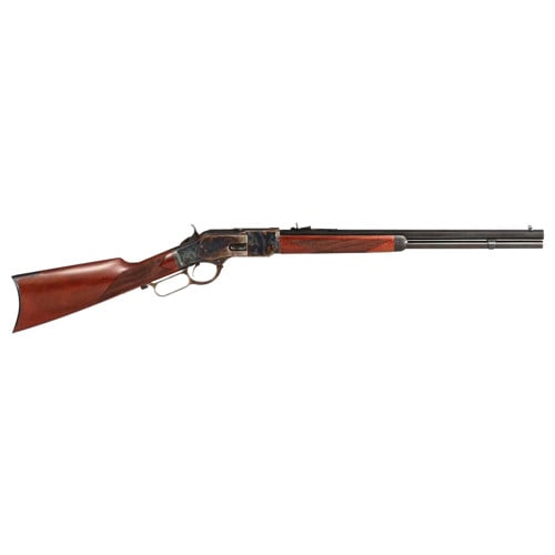 TAYLORS AND COMPANY 1873 Comanchero 45 LC 20" 10rd Lever Rifle w/ Octagon Barrel | Case Hardened for sale at KYGUNCO.