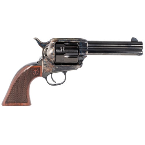 TAYLORS AND COMPANY Smoke Wagon 357 Mag 4.75" 6rd Revolver - Case Hardened | Walnut for sale at KYGUNCO.