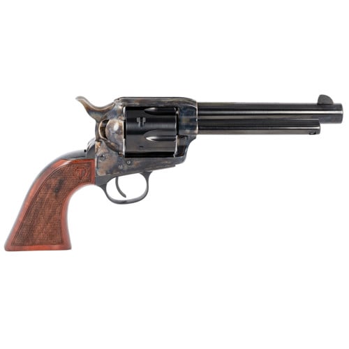 TAYLORS AND COMPANY Smoke Wagon 357 Mag 5.5" 6rd Revolver - Case Hardened | Walnut for sale at KYGUNCO.