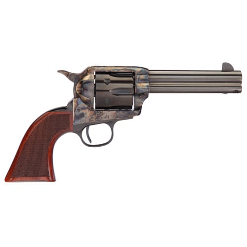 TAYLORS AND COMPANY Runnin' Iron 45 LC 4.75" 6rd Revolver - Case Hardened | Walnut for sale at KYGUNCO.