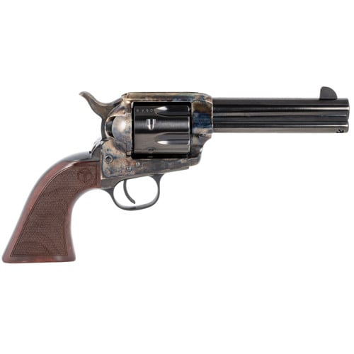 TAYLORS AND COMPANY Smoke Wagon 45 LC 4.75" 6rd Revolver - Case Hardened | Walnut for sale at KYGUNCO.