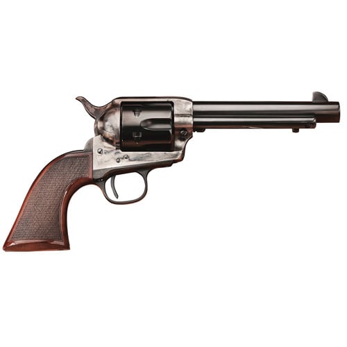 TAYLORS AND COMPANY Smoke Wagon 45 LC 4.75" 6rd Revolver - Case Hardened | Walnut for sale at KYGUNCO.